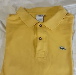 🔥Men's Lacoste yellow shirt 🔥